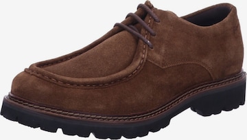 Chaussure à lacets 'Schnürschuh Herren 116 91 Echtleder in braun' SIOUX en marron : devant