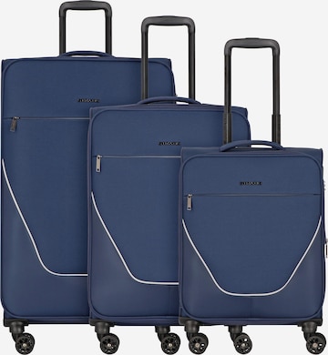 Stratic Suitcase set in Blue: front