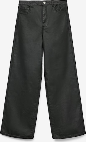 VERO MODA Wide Leg Farkut värissä musta: etupuoli