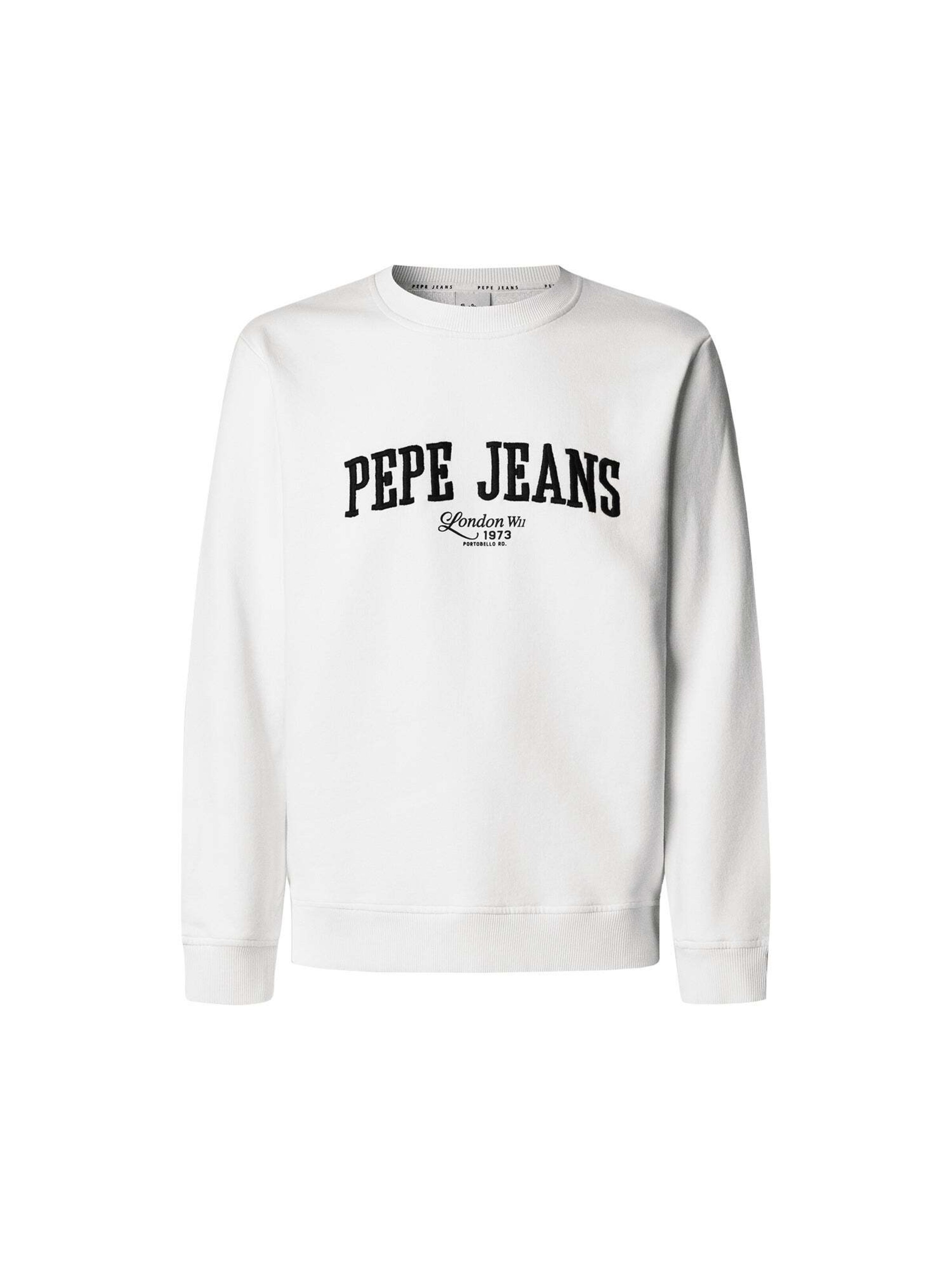 Sweat-shirt 'Derril' Pepe Jeans en blanc : devant