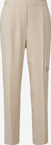 COMMA Regular Trousers in Beige: front