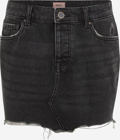 Only (Petite) Jupe 'SKY' en noir denim, Vue avec produit