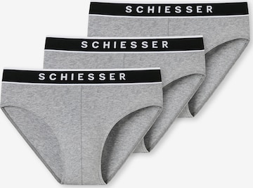 SCHIESSER Slip in Grau: predná strana