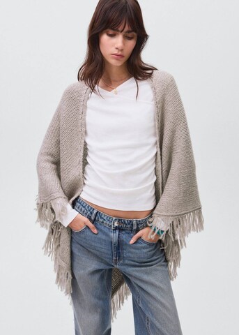 MANGO TEEN Cape 'Montana' in Grey: front
