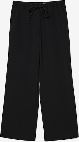 juoda VERO MODA Plačios klešnės Kelnės 'VMMILLY': priekis