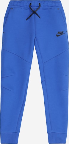 Pantaloni 'TCH FLC' di Nike Sportswear in blu: frontale