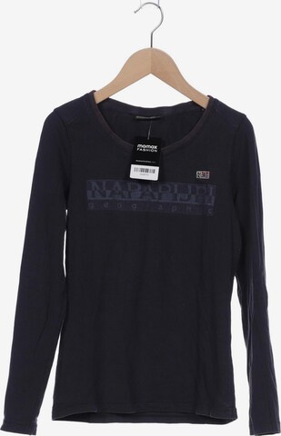 NAPAPIJRI Langarmshirt XS in Blau: predná strana