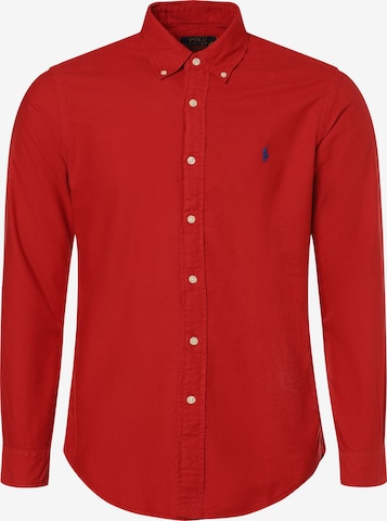 Polo Ralph Lauren Regular fit Button Up Shirt in Red: front