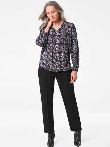 Goldner Blouse in Zwart