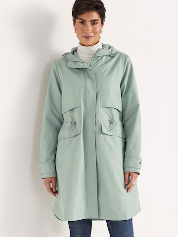Cellbes of Sweden Stylische, gefütterte Parka in Grün: Vorderseite