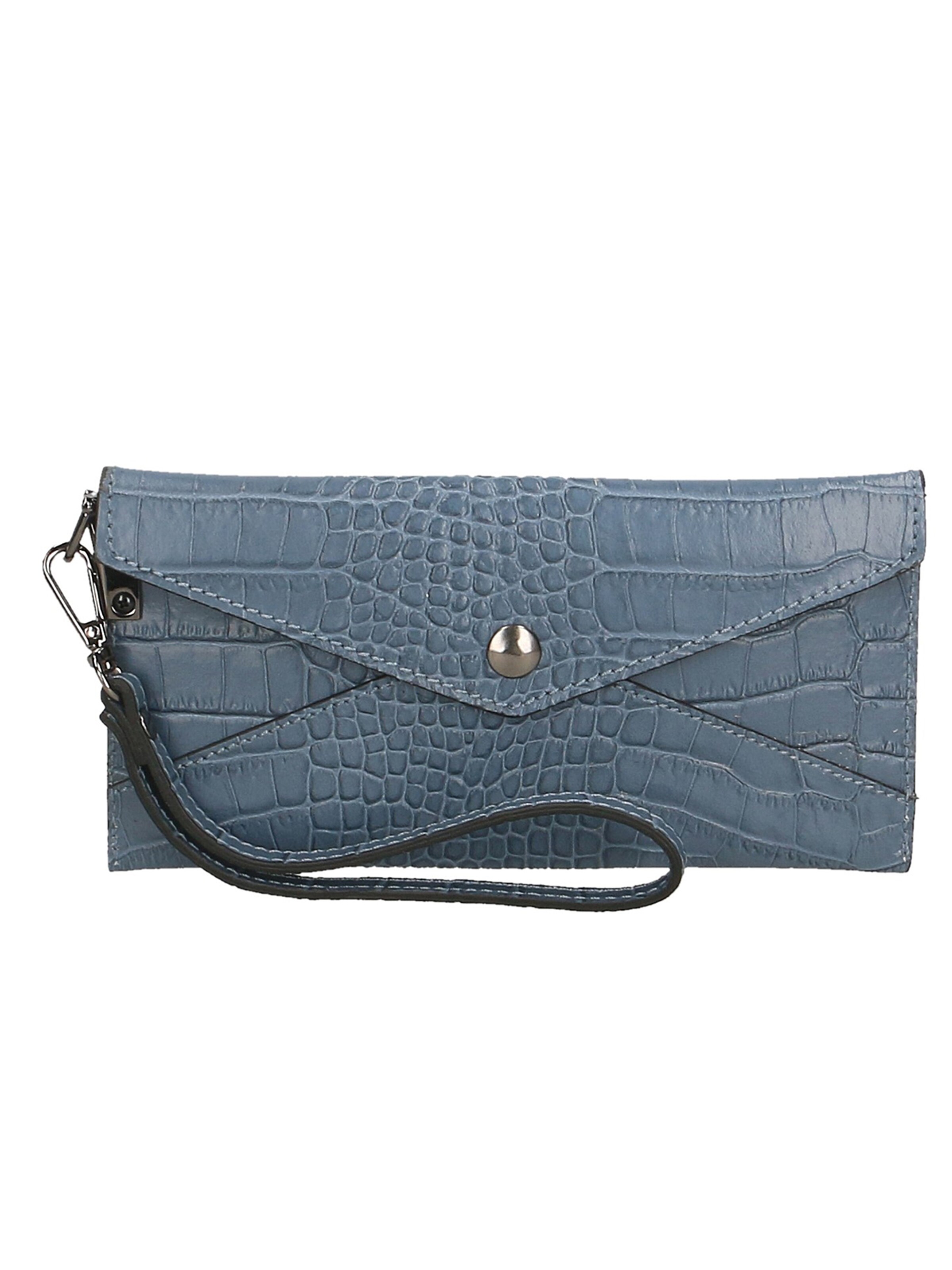 Pochette 'Borsetta Portafoglio Noemy Pelle Stampa Coccodrillo Made in Italy' di Gave Lux in rosa: frontale