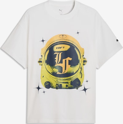 PUMA Funktionsshirt in S in gelb / schwarz / weiß, Produktansicht