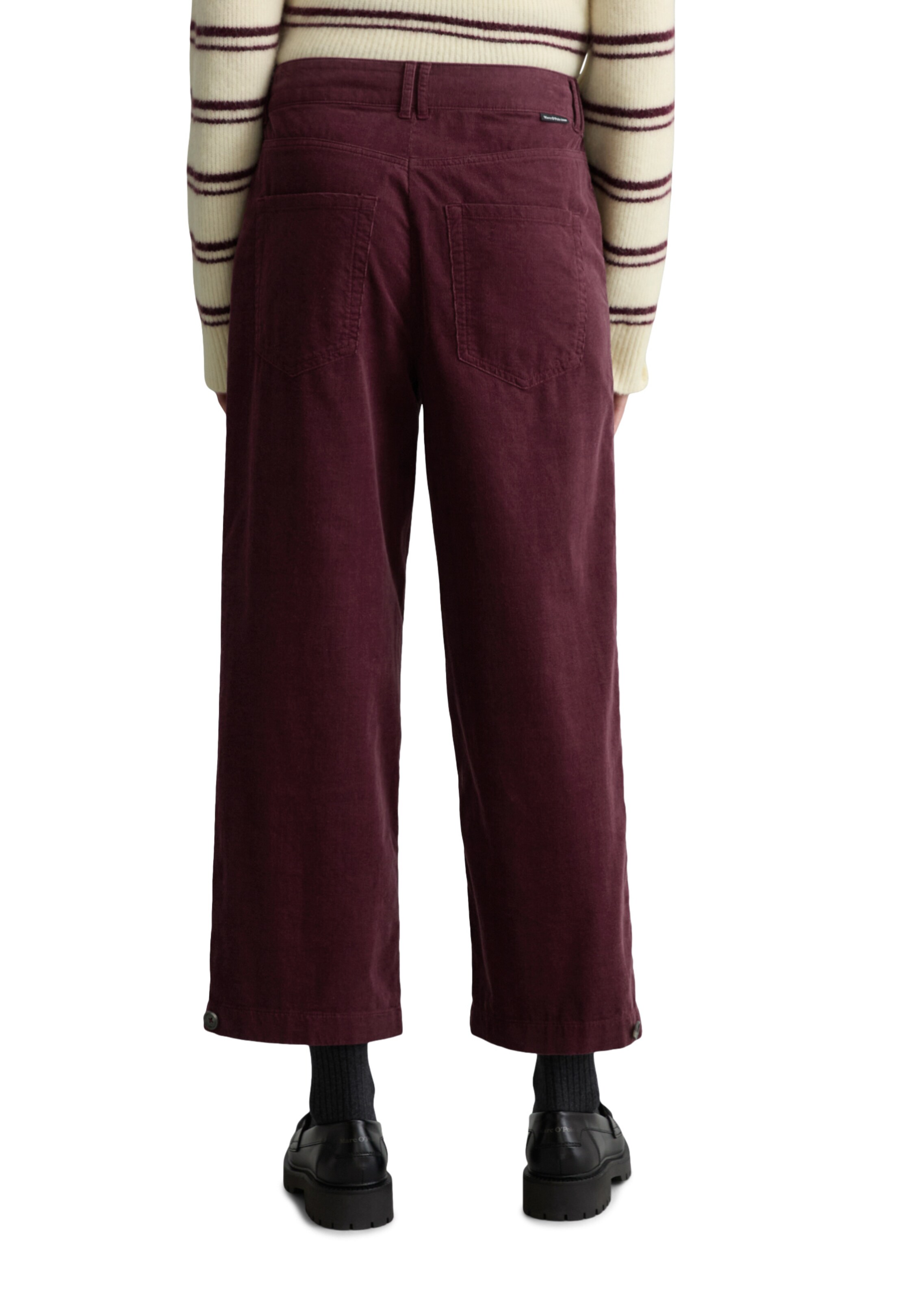 Loosefit Pantalon Marc O'Polo DENIM en rouge