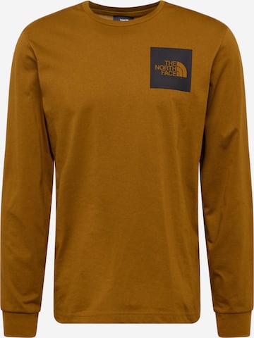 T-Shirt 'FINE' THE NORTH FACE en vert : devant