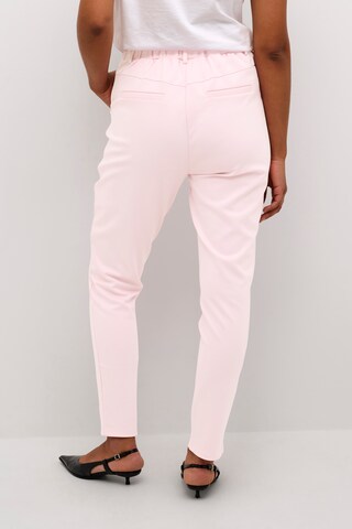 Kaffe Tapered Pleat-Front Pants 'Jenny' in Pink