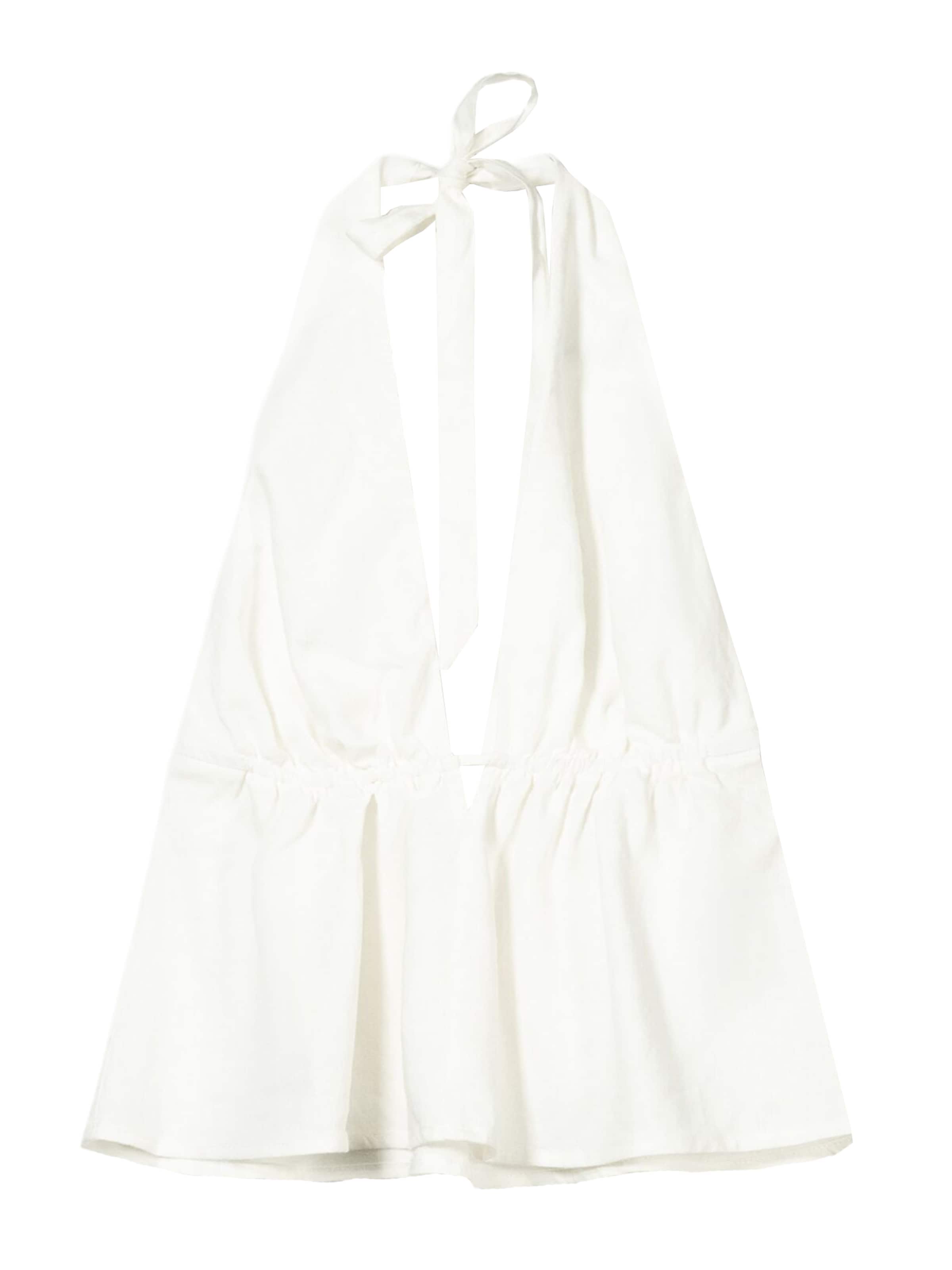 Bershka Top - Biela: predná strana