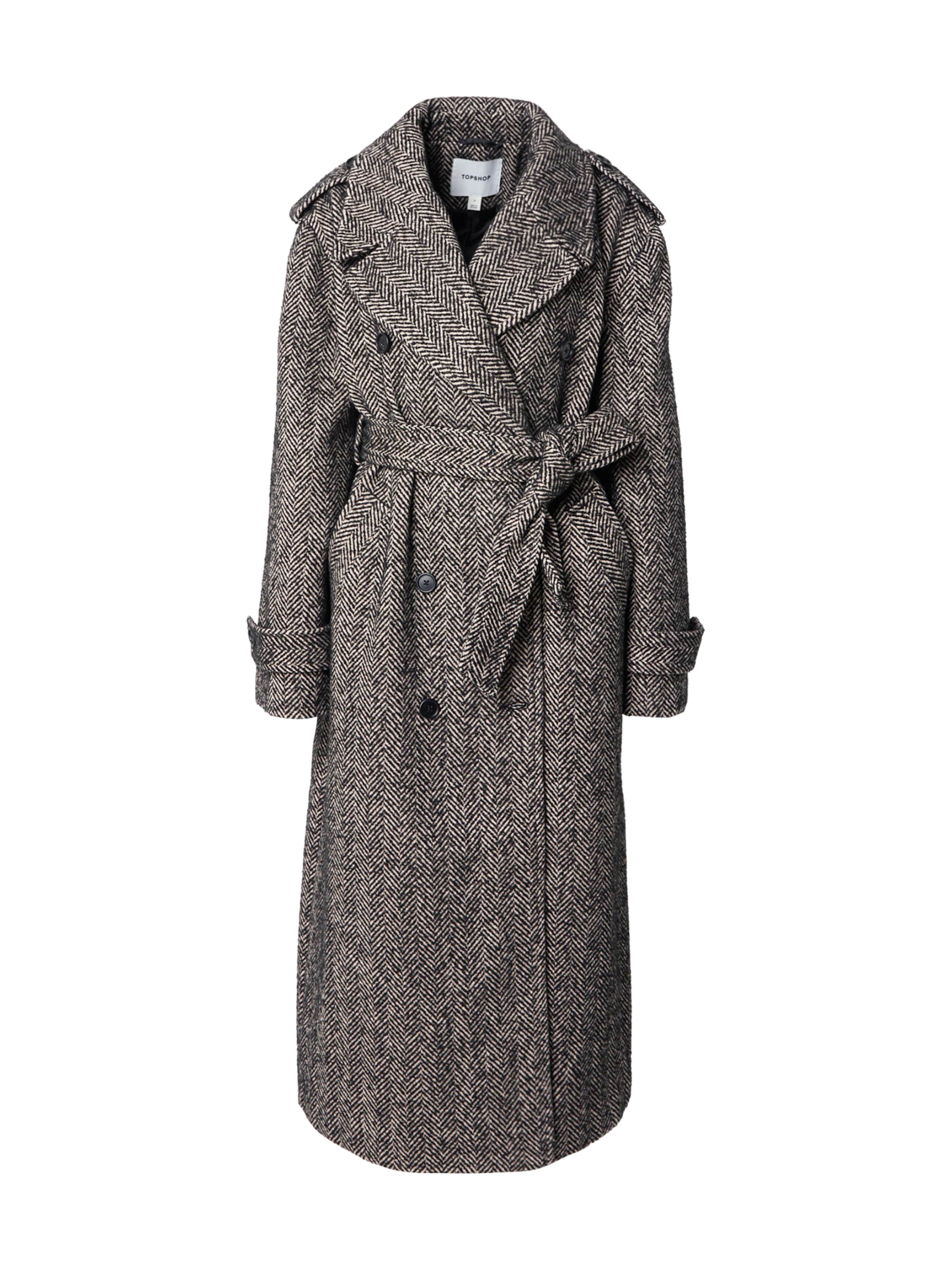 Palton de primăvară-toamnă 'CALLY' TOPSHOP pe gri amestecat, Vizualizare produs