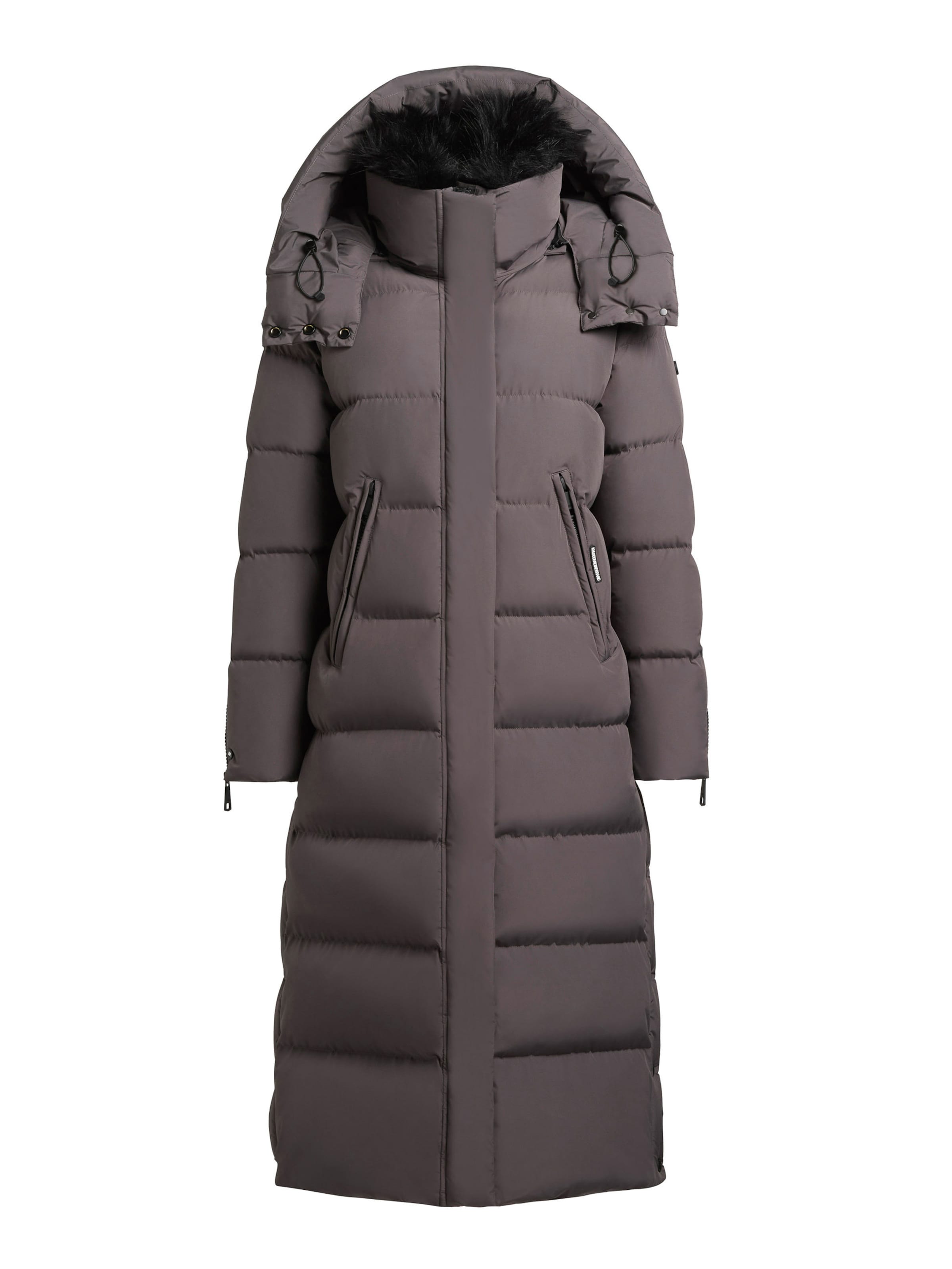 khujo Wintermantel 'Holly' in schlammfarben, Produktansicht