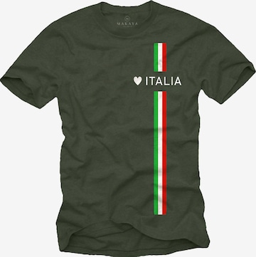 MAKAYA Shirt in Grün: Vorderseite