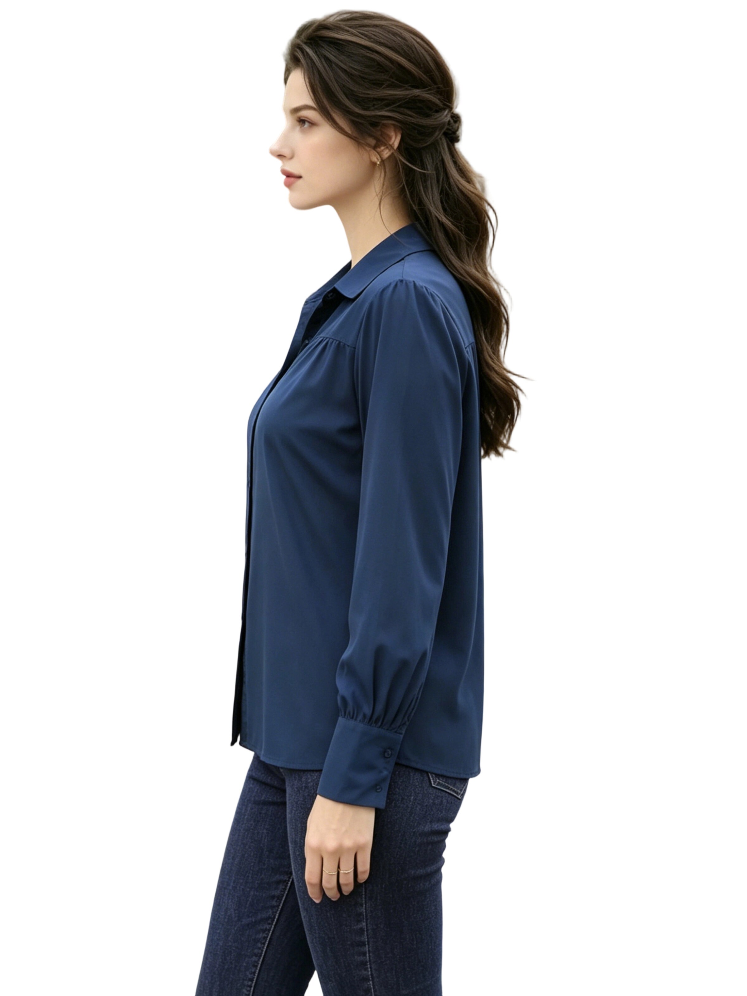 Yesfashion Bluse‌‌‌‌‌‌‌‌‌ in Blau
