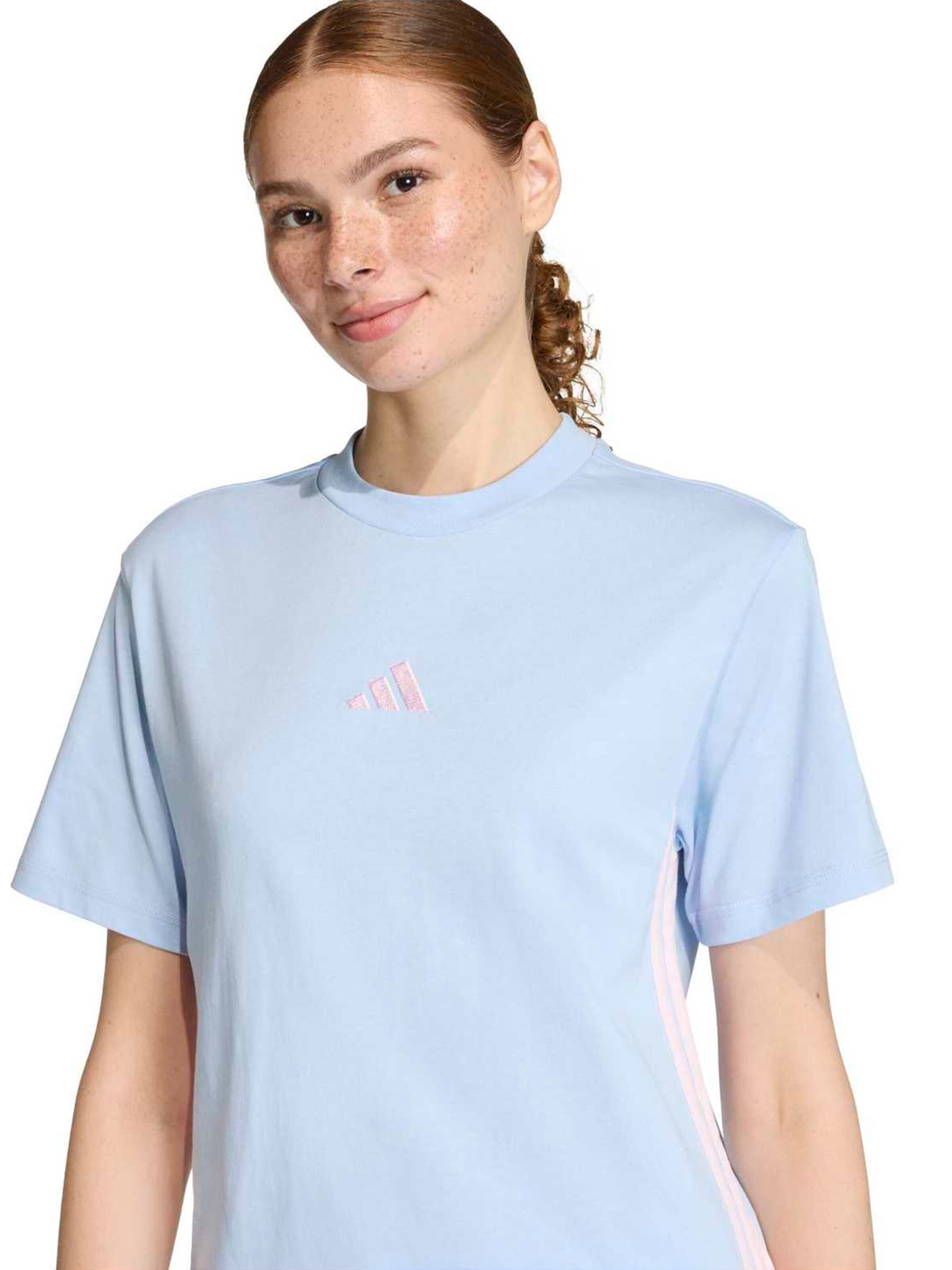 ADIDAS SPORTSWEAR Функционална тениска 'Essentials' в синьо