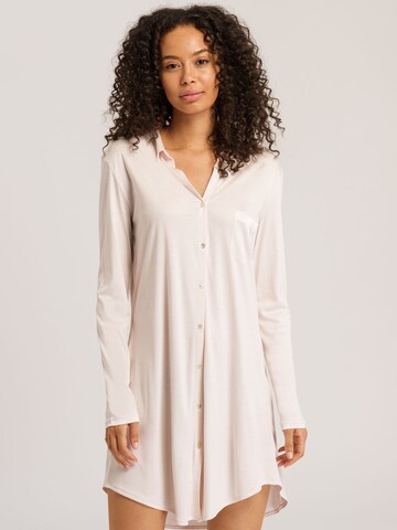 Hanro Pajama shirt ' Grand Central ' in White: front