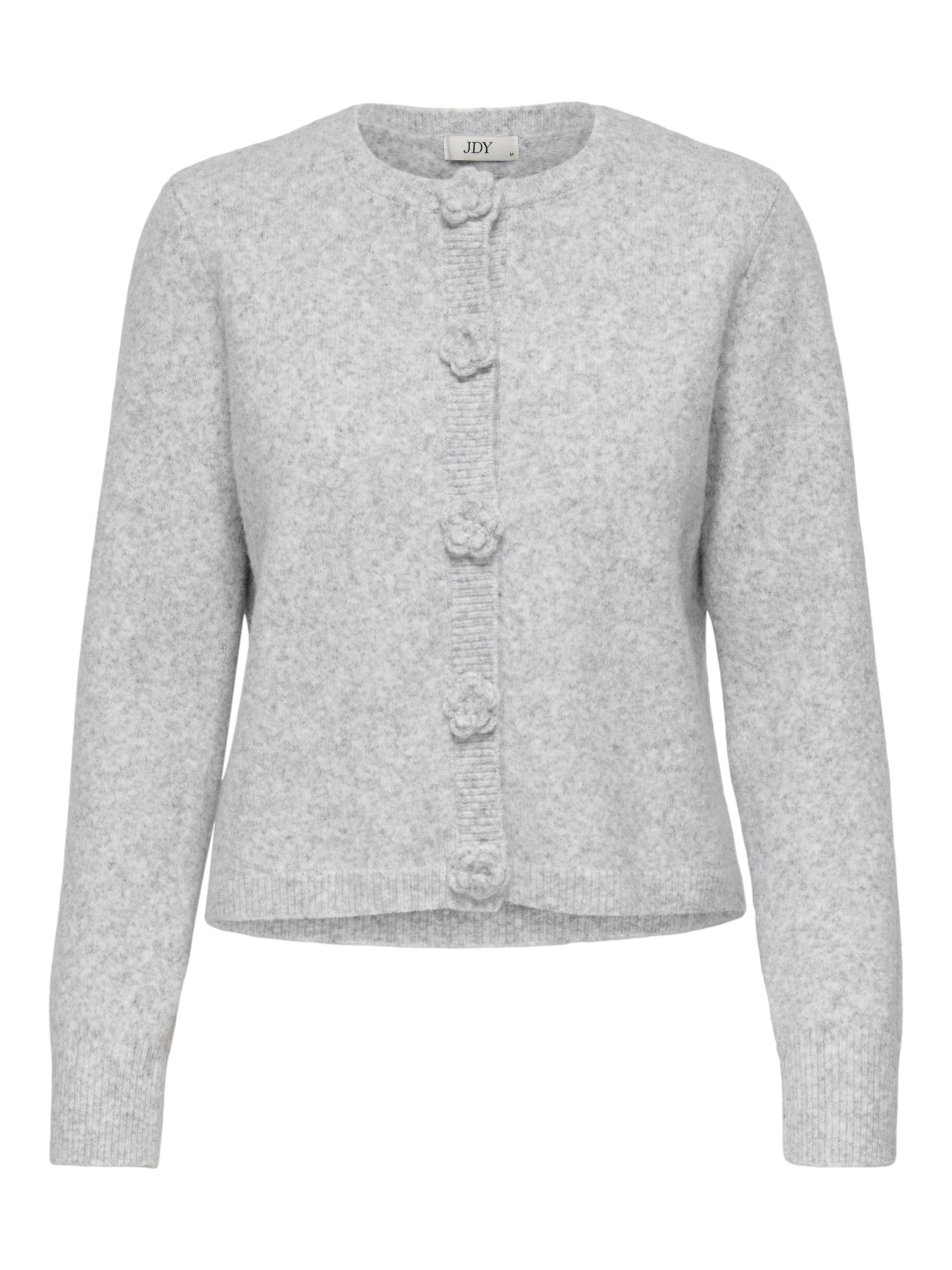 JDY Strickjacke 'JDYHaylee' in graumeliert, Produktansicht