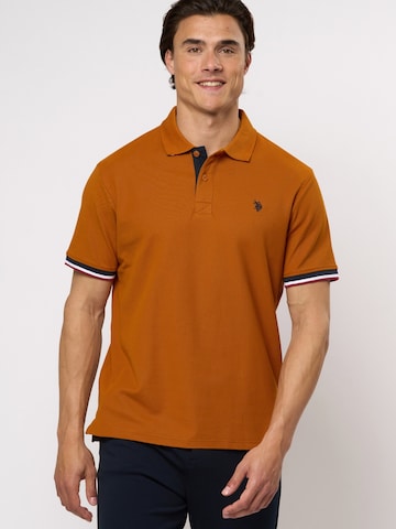 U.S. POLO ASSN. Shirt 'Nis' in Oranje: voorkant