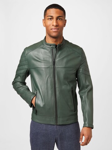 BOSS Orange Between-season jacket 'Joset' in Green: front