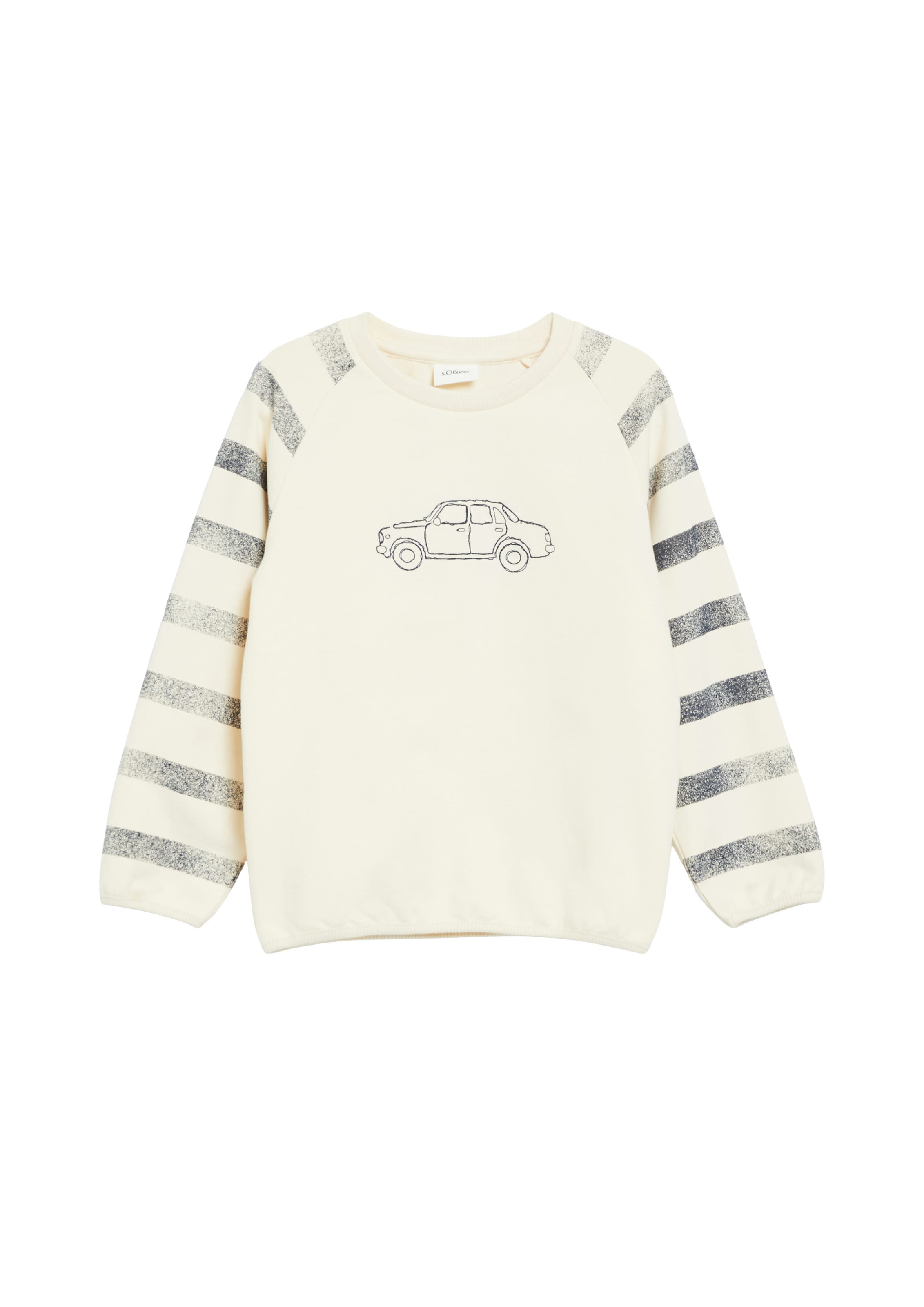 s.Oliver Sweatshirt in Beige: Vorderseite