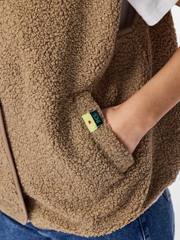 PIECES Weste 'PCKATTY' in Beige