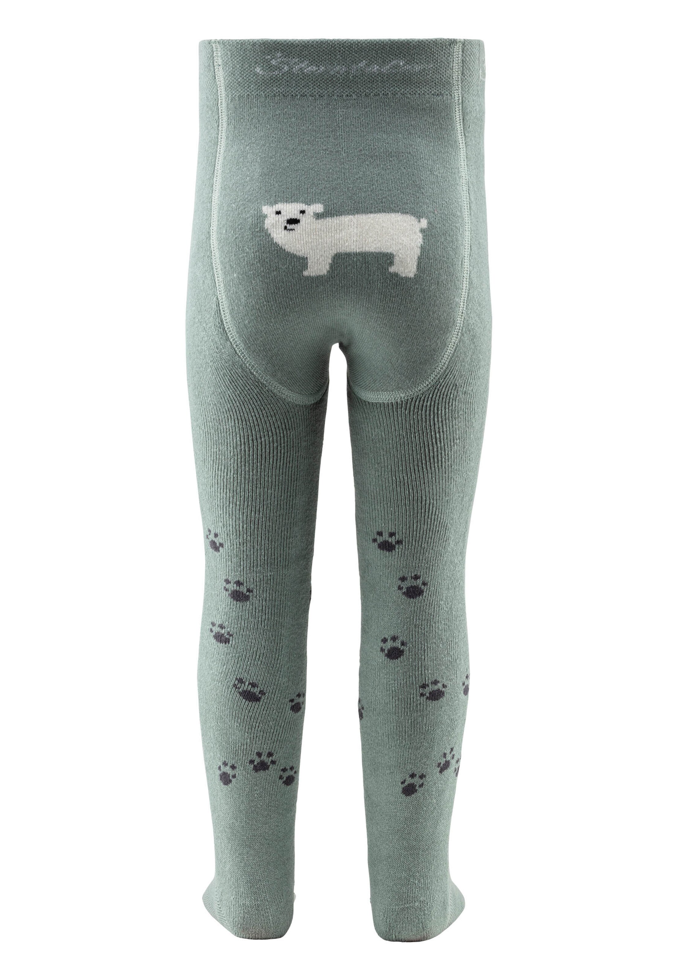 STERNTALER Tights 'Eisbär' in Green