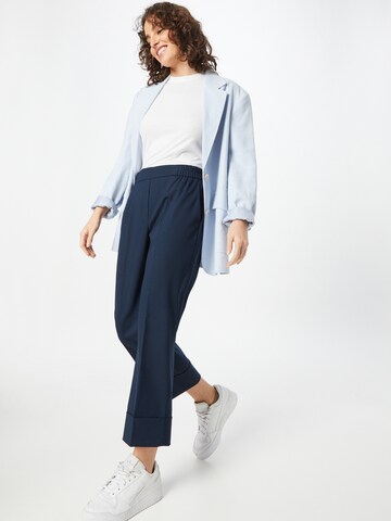 ESPRIT Regular Pleated Pants in Blue