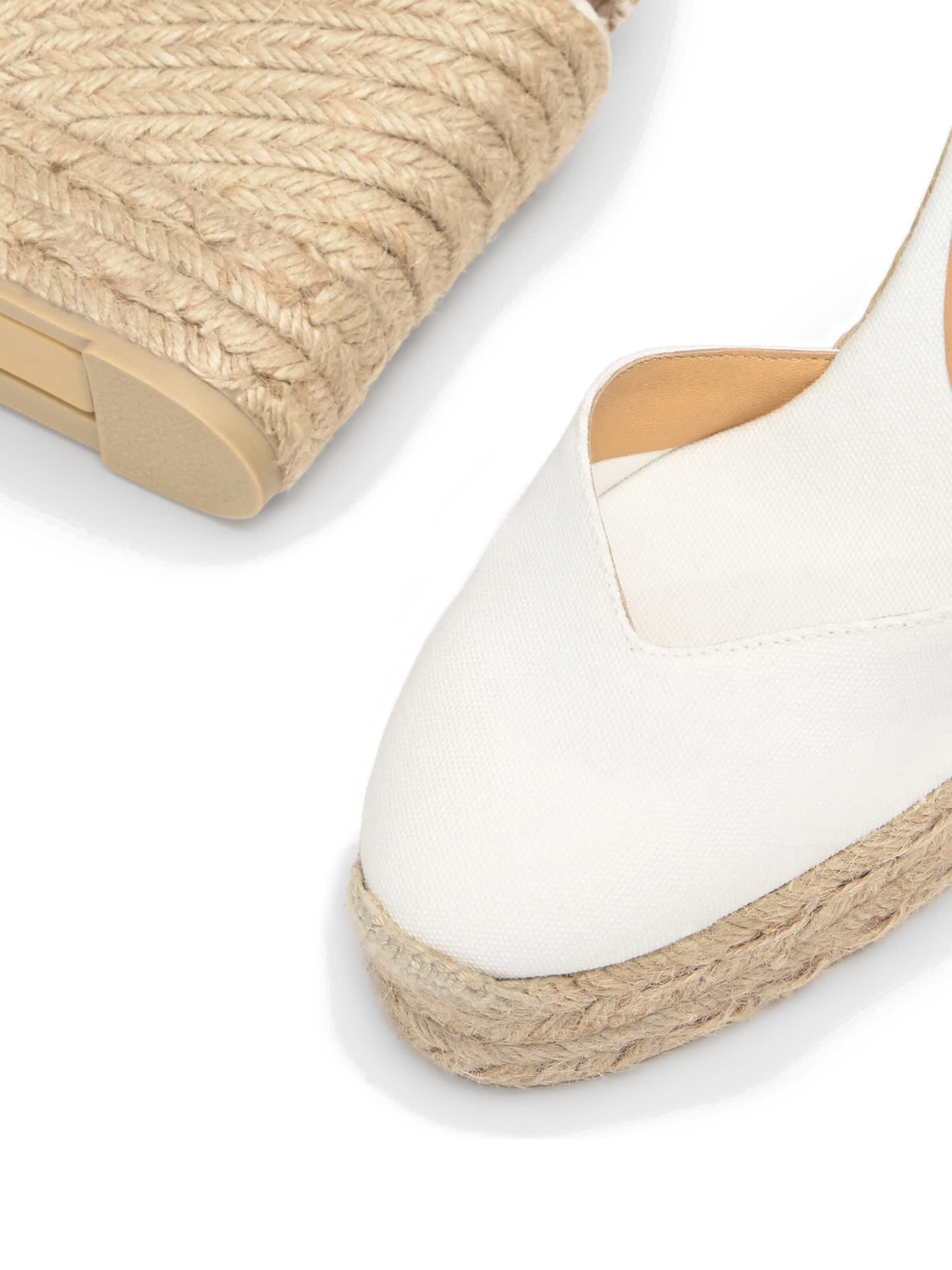 Castañer Espadrillid 'CHIARA', värv valge