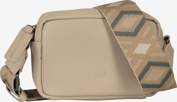 TOM TAILOR DENIM Torba na ramię 'Mena' w kolorze beżowy: przód