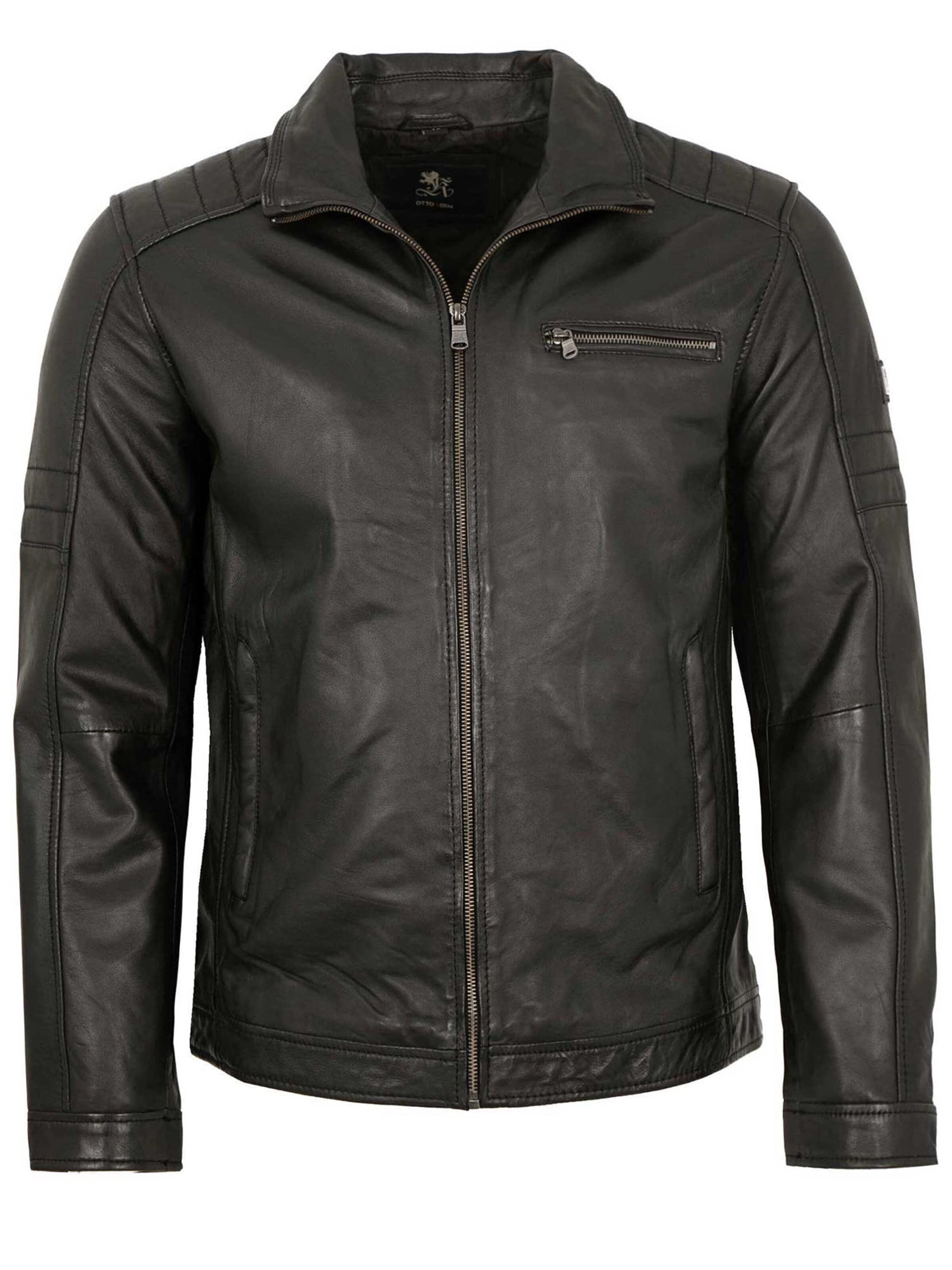 OTTO KERN Overgangsjakke '104/M' i sort: forside