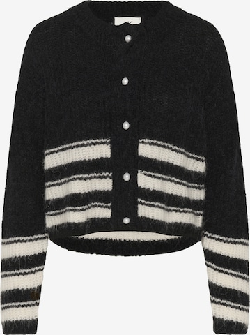 KAREN BY SIMONSEN Knit Cardigan 'Carrie' in Black: front