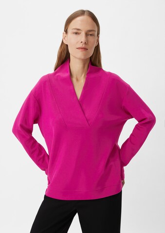 Sweat-shirt COMMA en rose : devant