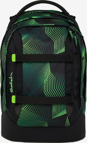 Satch Backpack 'Schulrucksack pack' in Green: front