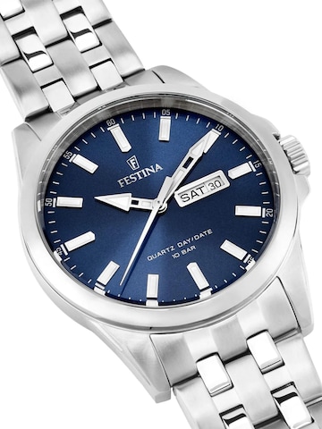 Montre à affichage analogique 'Date watch ACERO CLASICO' FESTINA en bleu