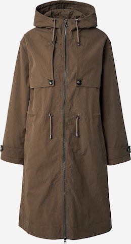 Claire Between-Seasons Parka 'Olivera' in Brown: front