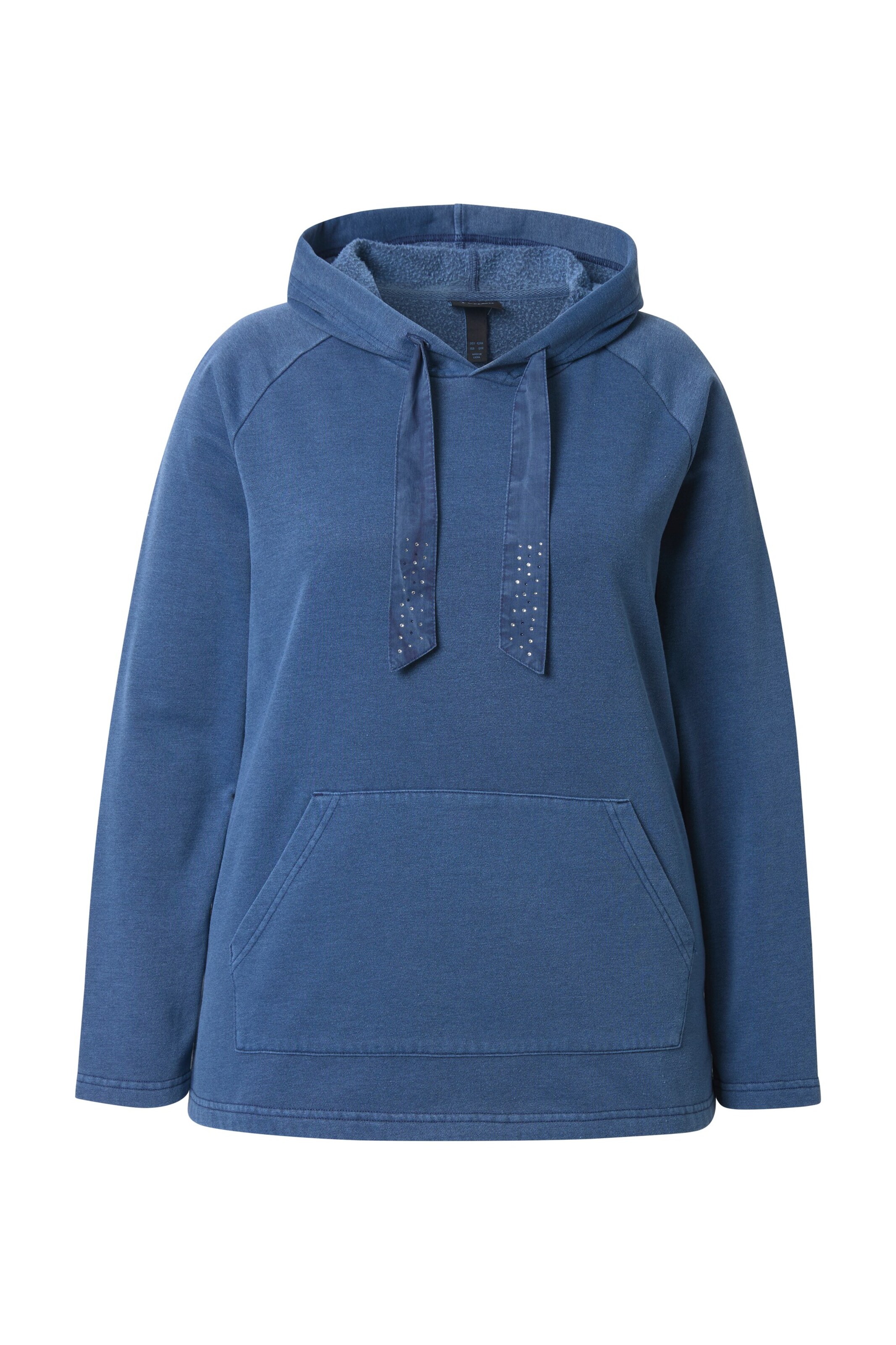 Ulla Popken Sweatshirt in Blauw: voorkant