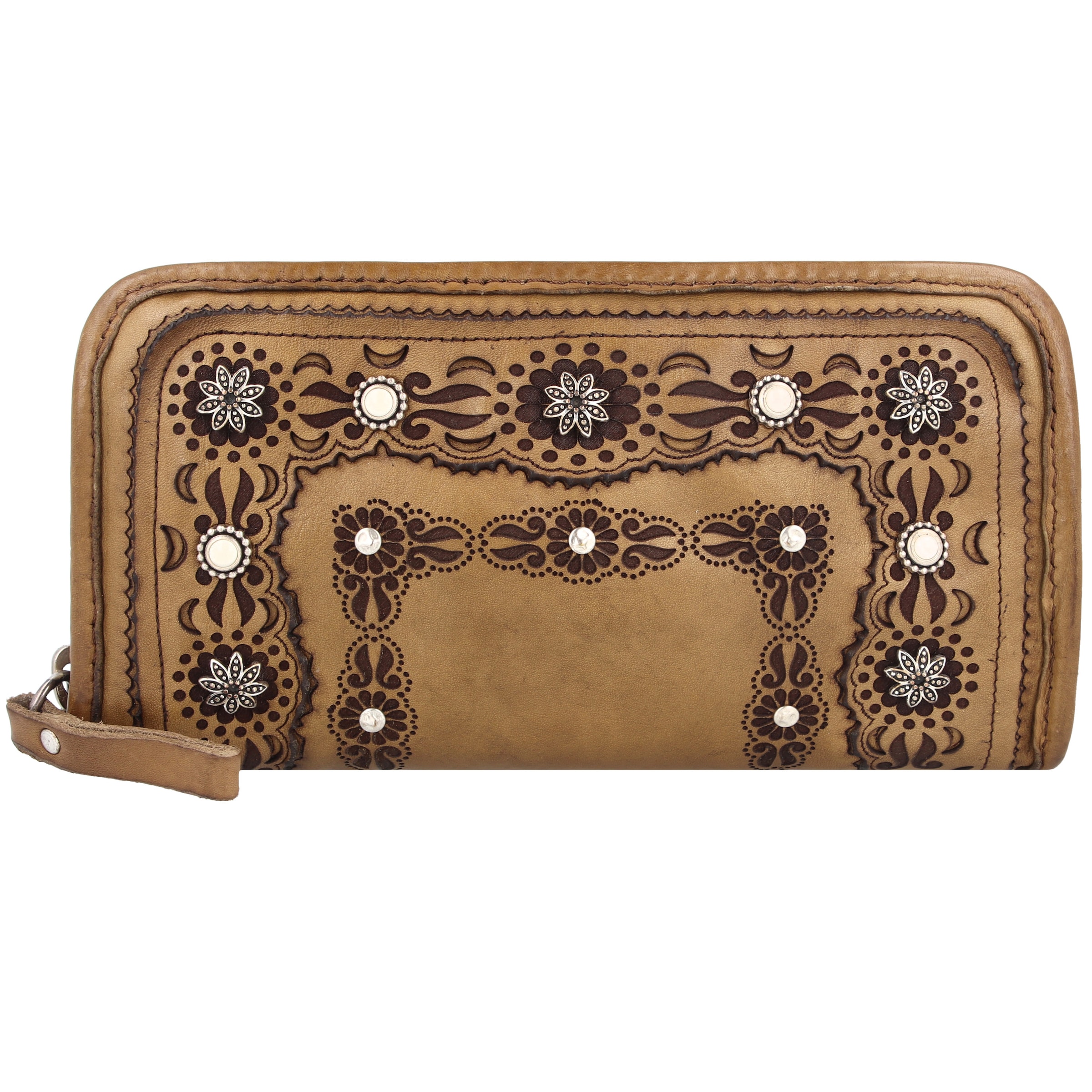 Portamonete di Campomaggi in marrone: frontale