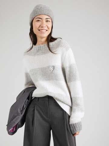 MORE & MORE Pulover | siva barva: sprednja stran