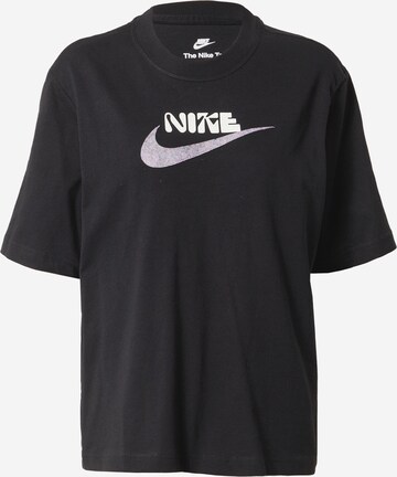 Nike Sportswear T-Shirt in Schwarz: predná strana