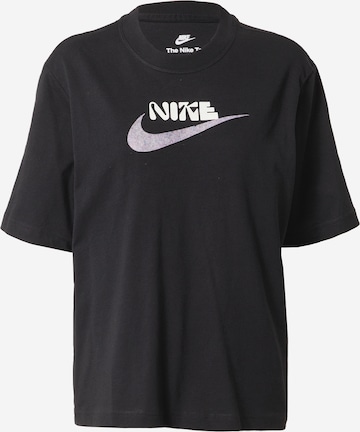 melns Nike Sportswear T-Krekls: no priekšpuses