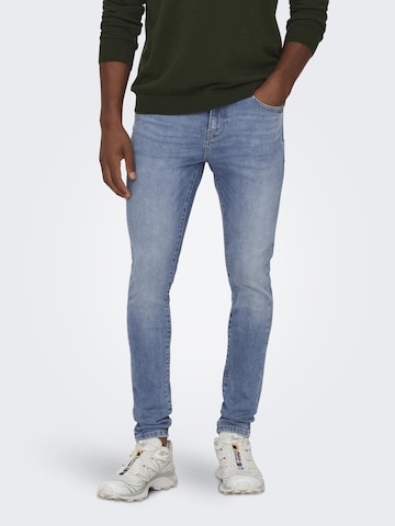 Only & Sons Skinny Τζιν 'Fly' σε μπλε: μπροστά