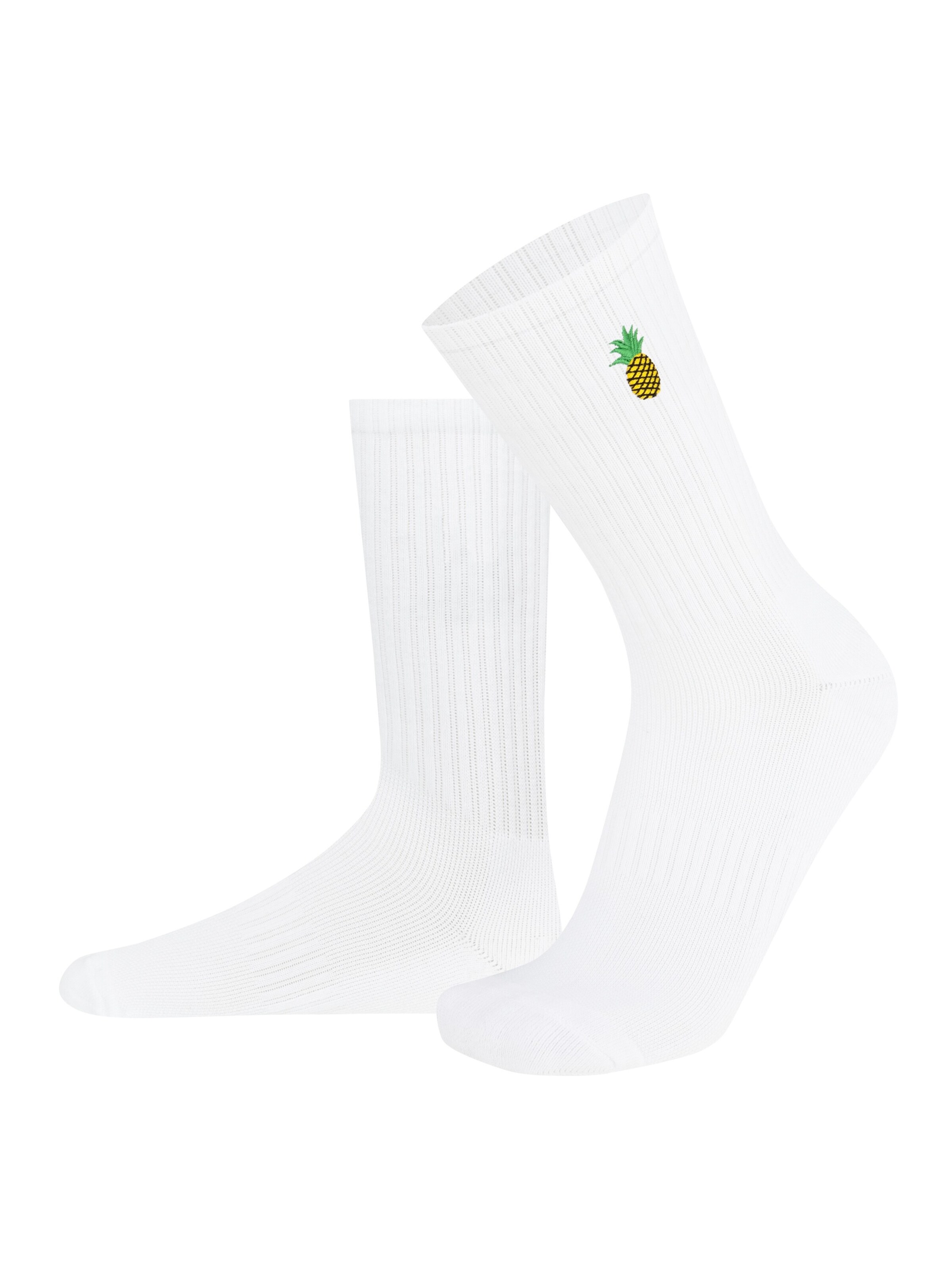 Chaussettes de sport normani en blanc