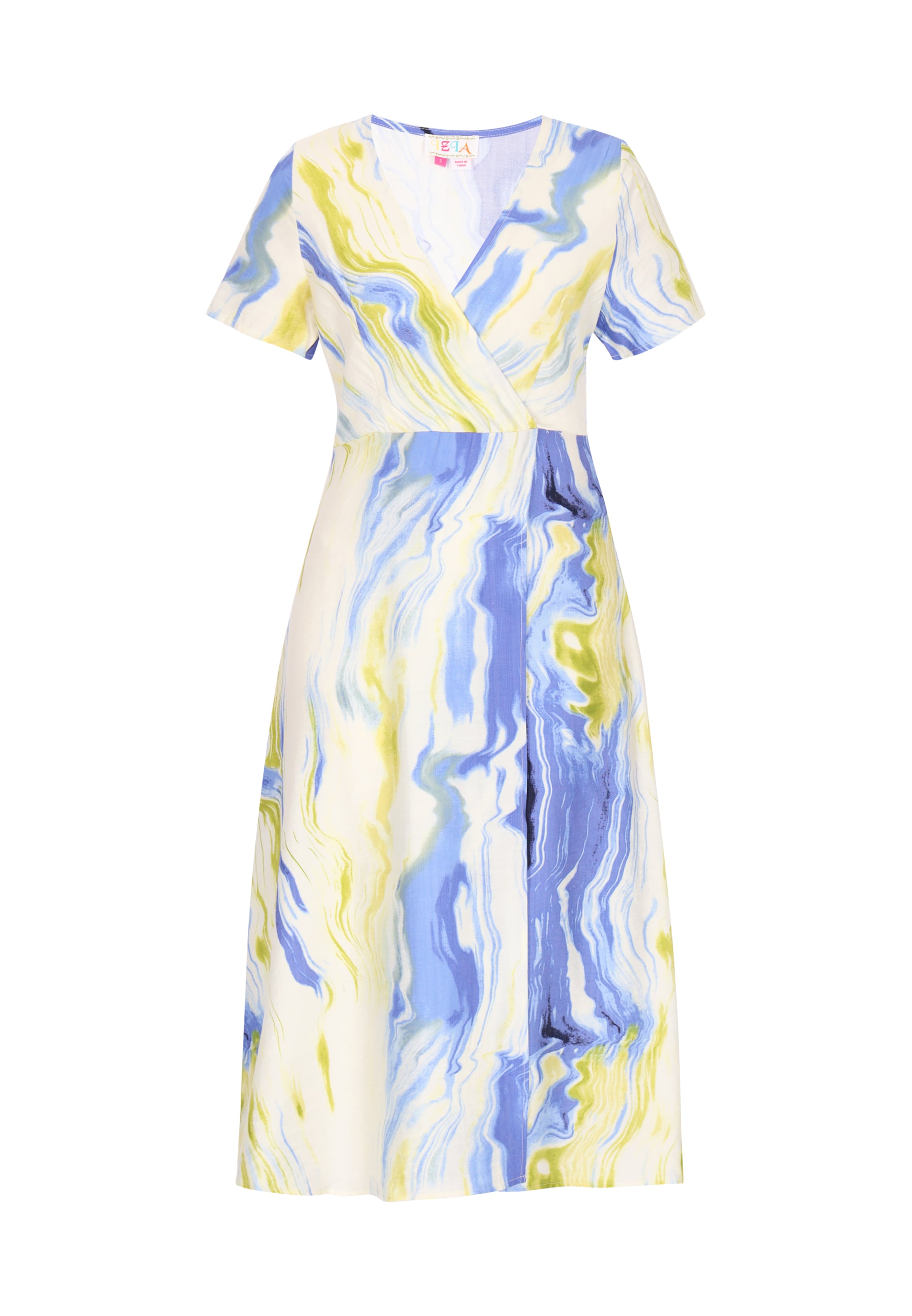 IZIA - Vestido 'Festival' em azul: frente