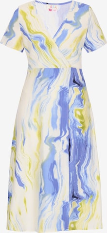 IZIA - Vestido 'Festival' em azul: frente